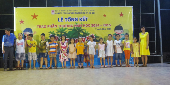 Lễ tổng kết trao phần thưởng năm học 2014 - 2015