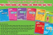 Trân trọng giới thiệu Bộ sách phát triển năng lực trong các môn học cấp THCS